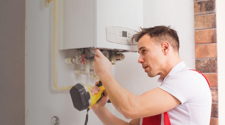 Local tankless water heater installation in Yantis, TX